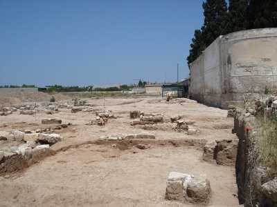 Il sito archeologico fu scoperto durante i lavori di ampliamento del nuovo camposanto, attorno al 2000. Le sue tombe a fossa, ripulite dalle sterpaglie, divennero subito oggetto di studio